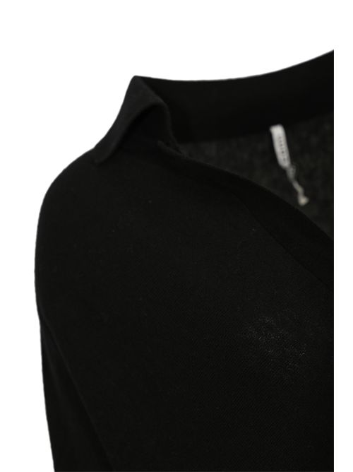 Maglia Mila Over in merinos cardato Nero Liviana Conti | F5WB15Y69-0